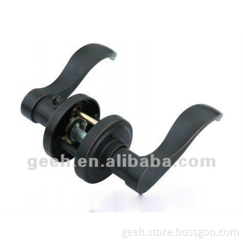 Matte Black Lever Door Lock Passway